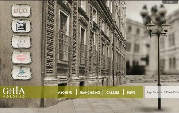 GHIA Holding Website